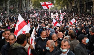 Михаил Саакашвили - Многотысячный митинг в Тбилиси: устроят ли грузины новую революцию роз»? - newizv.ru - Грузия - Тбилиси