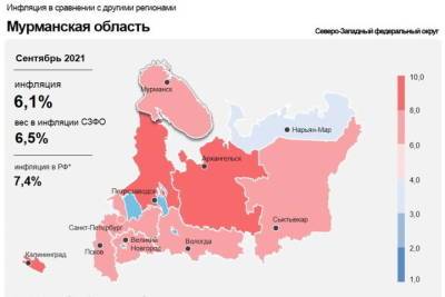 Инфляция в мурманской области оставила более шести процентов - murmansk.mk.ru - Мурманск - Мурманская обл.