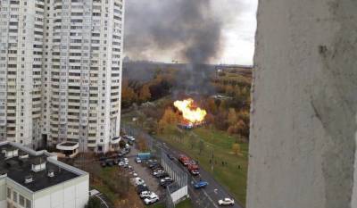 Факельное горение газа наблюдалось на газовой подстанции в Москве - vm.ru - Москва