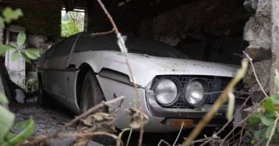 Редкий Lamborghini Espada нашли в британской сельской местности после 30 лет забвения - skuke.net - Интересно