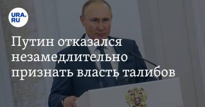 Владимир Путин - Путин отказался незамедлительно признать власть талибов - ura.news - Россия - Царьград - Афганистан