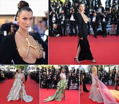 Белла Хадид удивила смелым декольте на премьере фильма «Три этажа» - skuke.net