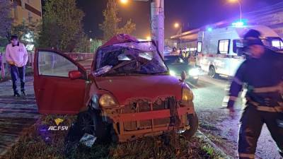 Появились фото с места смертельного ДТП с Toyota Vitz на Большевистской в Новосибирске - sib.fm - Новосибирск