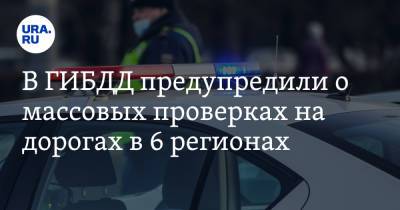 В ГИБДД предупредили о массовых проверках на дорогах в 6 регионах - ura.news - Смоленск - Воронеж - Белгородская обл. - Севастополь - Красноярск - Новосибирская обл.