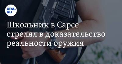 Школьник в Сарсе стрелял в доказательство реальности оружия - ura.news - Пермский край - Сарс, Пермский край