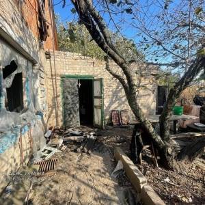 На пожаре в Мелитопольском районе погиб мужчина. Фото - reporter-ua.com - Запорожская обл. - с. Николаевка