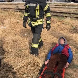 В Запорожье мужчина упал в 15-метровый котлован. Фотофакт - reporter-ua.com - Запорожская обл. - Запорожье
