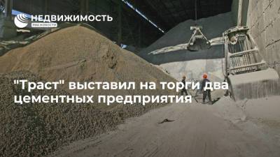 Российский аукционный дом: банк "Траст" выставил на торги два цементных предприятия - realty.ria.ru - Москва