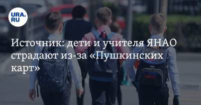 Источник: дети и учителя ЯНАО страдают из-за «Пушкинских карт» - ura.news - окр. Янао