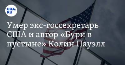 Колин Пауэлл - Умер экс-госсекретарь США и автор «Бури в пустыне» Колин Пауэлл - ura.news - Россия - США - Нью-Йорк - Панама