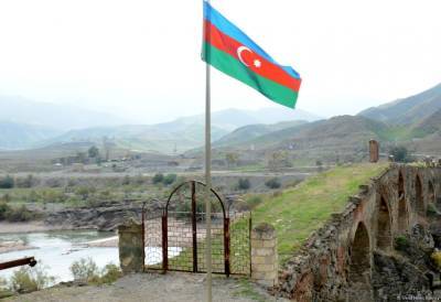 Фоторепортаж с исторического Худаферинского моста - trend.az - Азербайджан - район Джебраильский