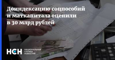 Антон Силуанов - Доиндексацию соцпособий и маткапитала оценили в 30 млрд рублей - nsn.fm