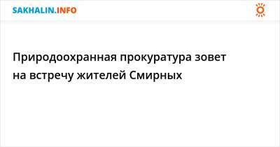 Андрей Колесников - Прокуратура зовет на приемы жителей Смирных и Холмска - sakhalin.info - Холмск - район Смирныховский