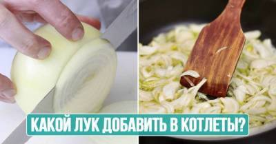 Почему нельзя класть сырой лук в фарш для котлет - skuke.net