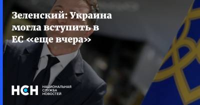 Владимир Зеленский - Шарль Мишель - Зеленский: Украина могла вступить в ЕС «еще вчера» - nsn.fm - Украина - Киев - Ляйен