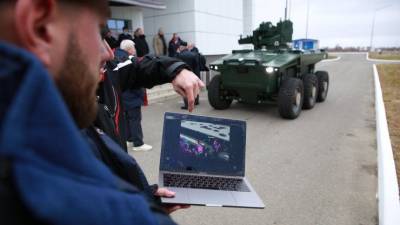 В России прошли испытания автономных ударных роботов «Маркер» - 5-tv.ru - Россия