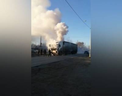 В кузбасском городе загорелась фура с грузом на 1,5 млн рублей - gazeta.a42.ru - Иркутск