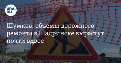 Вадим Шумков - Шумков: объемы дорожного ремонта в Шадринске вырастут почти вдвое - ura.news - Курганская обл. - Шадринск