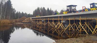 Региональная дорога в Карелии будет временно перекрыта из-за строительства моста - stolicaonego.ru - Медвежьегорск - республика Карелия