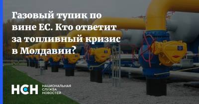 Газовый тупик по вине ЕС. Кто ответит за топливный кризис в Молдавии? - nsn.fm - Россия - Молдавия