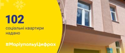В Мариуполе переселенцам и социально уязвимым гражданам предоставили 102 социальные квартиры - w-n.com.ua - Донбасс - Мариуполь
