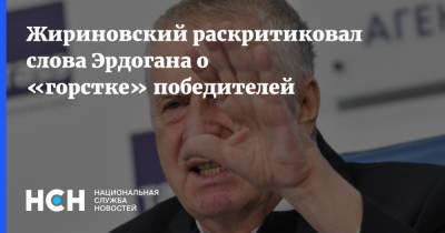 Реджеп Тайип Эрдоган - Владимир Жириновский - Жириновский раскритиковал слова Эрдогана о «горстке» победителей - nsn.fm - Россия - Турция