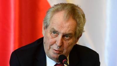 Милош Земан - В Чехии возбудили уголовное дело после госпитализации Земана - 5-tv.ru - Чехия