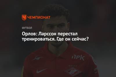 Геннадий Орлов - Ларссон Джордан - Орлов: Ларссон перестал тренироваться. Где он сейчас? - championat.com