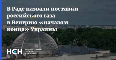 Илья Кива - В Раде назвали поставки российского газа в Венгрию «началом конца» Украины - nsn.fm - Россия - Украина - Венгрия