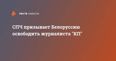 Геннадий Можейко - СПЧ призывает Белоруссию освободить журналиста "КП" - ren.tv - Россия - Белоруссия - Минск