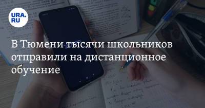 В Тюмени тысячи школьников отправили на дистанционное обучение - ura.news - Тюмень - Тюменская обл.