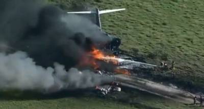 В Техасе потерпел крушение пассажирский самолет (ВИДЕО) - enovosty.com - Техас