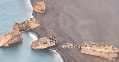 У берега японского острова появились "корабли-призраки" времен Второй мировой (видео) - focus.ua - США - Украина - Япония