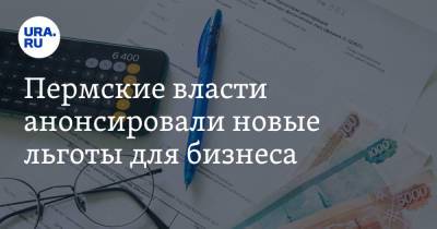 Дмитрий Махонин - Пермские власти анонсировали новые льготы для бизнеса - ura.news - Пермский край