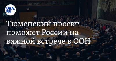 Тюменский проект поможет России на важной встрече в ООН - ura.news - Россия - Тюменская обл.