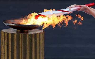 Екатерина Сакелларопулу - Олимпийский огонь зимних Игр-2022 доставили в Пекин - trend.az - Китай - Афины - Пекин - Греция