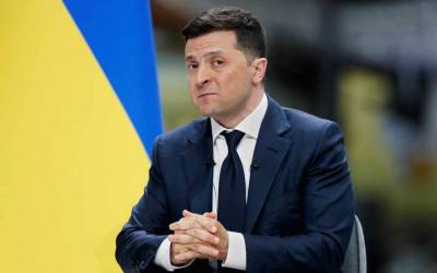 Владимир Зеленский - Зеленский отреагировал на обвинение власти в контроле телеканалов - news-front.info - Украина