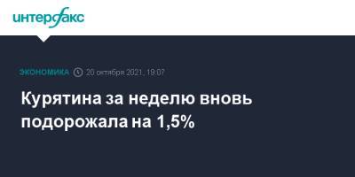 Курятина за неделю вновь подорожала на 1,5% - interfax.ru - Москва - Россия - Магаданская обл. - Чукотка