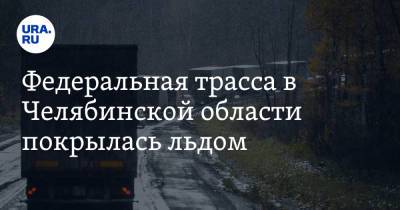 Федеральная трасса в Челябинской области покрылась льдом - ura.news - Челябинская обл. - Уфа - Челябинск