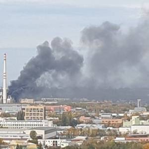 На мусоросжигательном заводе в Праге произошел крупный пожар. Фото - reporter-ua.com - Чехия - Прага