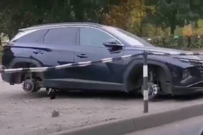 Чебоксарец «разул» арендованный Hyundai Tucson - cheb.mk.ru - респ. Чувашия - Чебоксары - Tucson