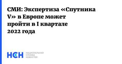 СМИ: Экспертиза «Спутника V» в Европе может пройти в I квартале 2022 года - nsn.fm - Европа