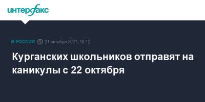 Владимир Путин - Курганских школьников отправят на каникулы с 22 октября - interfax.ru - Москва - Курганская обл. - Курган - Шадринск