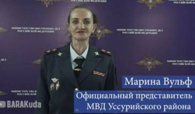 Ирина Волк - Жительницу Уссурийска, которая пародировала Ирину Волк из МВД, осудили на три месяца - newizv.ru - Россия - Приморье край - Уссурийск