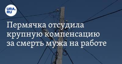 Пермячка отсудила крупную компенсацию за смерть мужа на работе - ura.news - Пермь - Пермский край