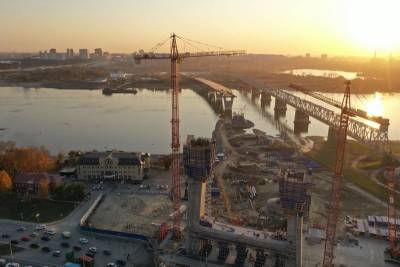 Длина четвёртого моста через Обь в Новосибирске достигла 419 погонных метров - sib.fm - Новосибирск