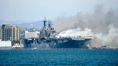ВМС США объяснили потерю корабля неумением экипажа применять противопожарное оборудование - golos-ameriki.ru - США
