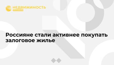Россияне стали активнее покупать залоговое жилье - realty.ria.ru - Москва - Россия