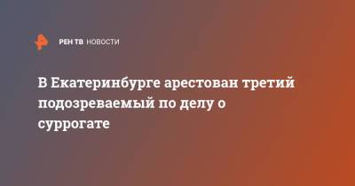 В Екатеринбурге арестован третий подозреваемый по делу о суррогате - ren.tv - Россия - Екатеринбург - Свердловская обл.