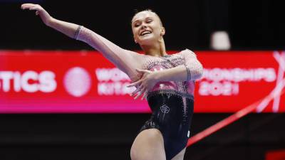 Ангелина Мельникова - Выигравшая ЧМ по гимнастике Мельникова: чувствую, что моё тело должно отдохнуть - russian.rt.com